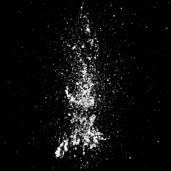 Siyah zemin üzerine beyaz renk splash — Stok fotoğraf