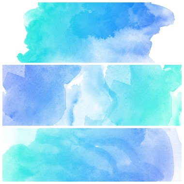 Abstract watercolor art clipart