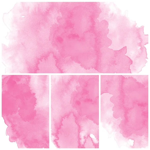 Pink water color art — Stock Photo, Image