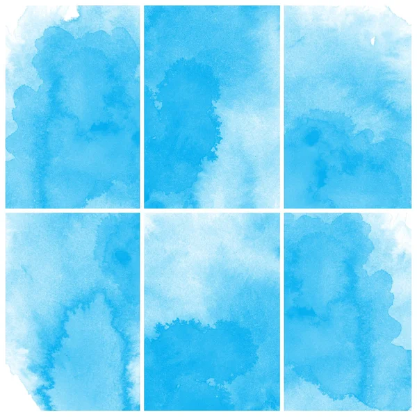 Blue water color art — Stock Photo, Image