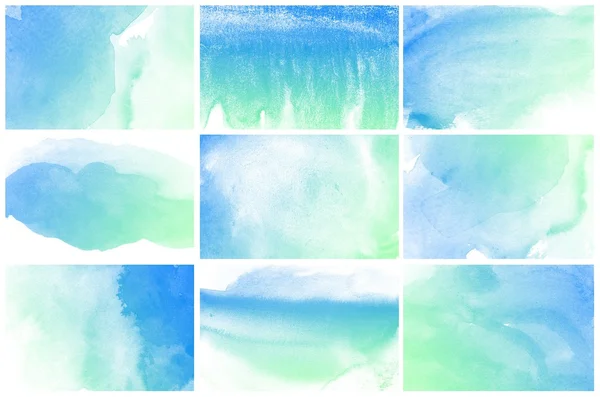 Blue water color art — Stock Photo, Image