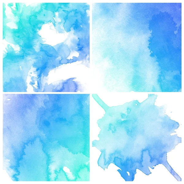 Blue water color art — Stock Photo, Image