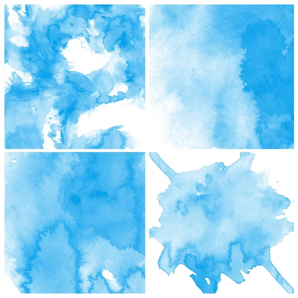 Blue water color art — Stock Photo, Image