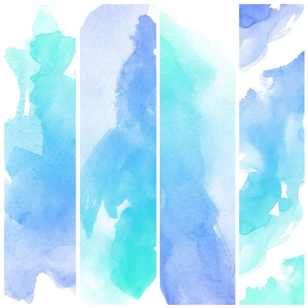 Blue water color art — Stock Photo, Image