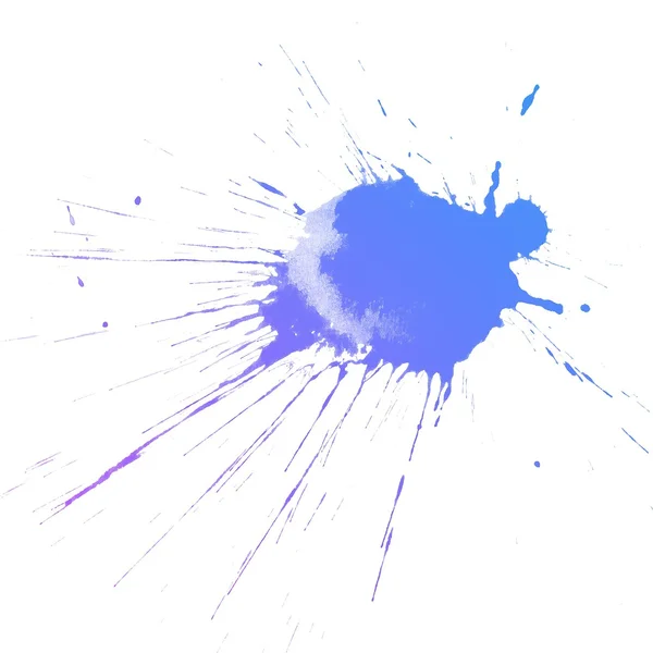 Colorful blue splash — Stock Photo, Image