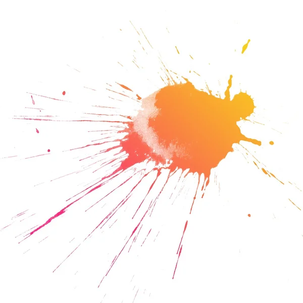 Colorful yellow splash — Stock Photo, Image