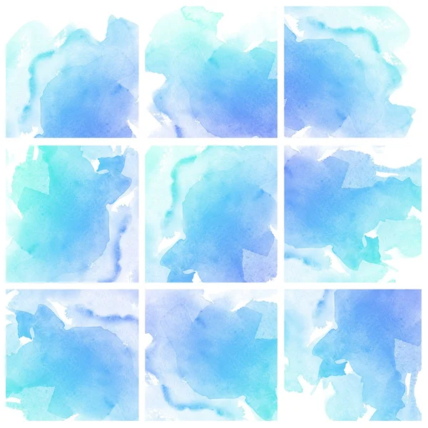 Blue water color art — Stock Photo, Image