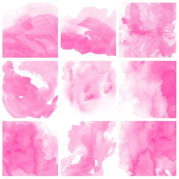 Pink water color art — Stock Photo, Image