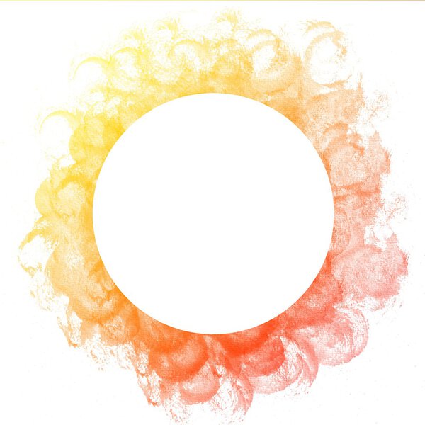 Цветной кружок всплеска
