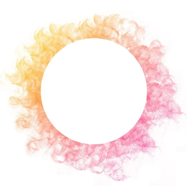 Цветной кружок всплеска — стоковое фото