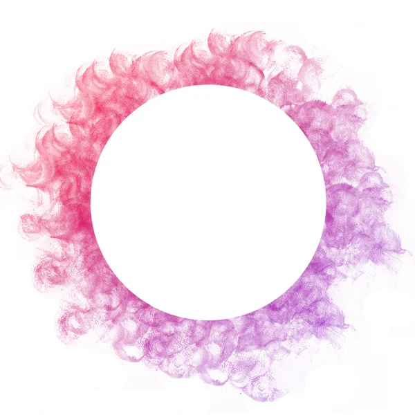 Цветной кружок всплеска — стоковое фото