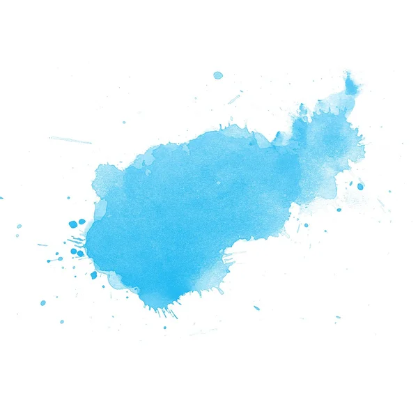 Синяя акварель Стоковая Картинка