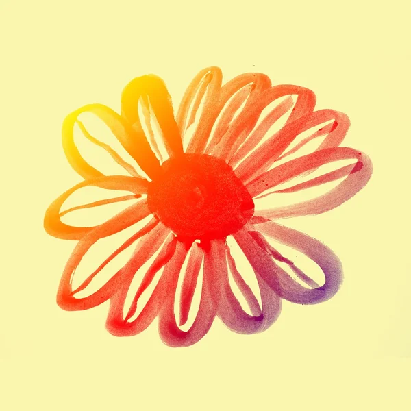 Abstrakte Blume Stockbild