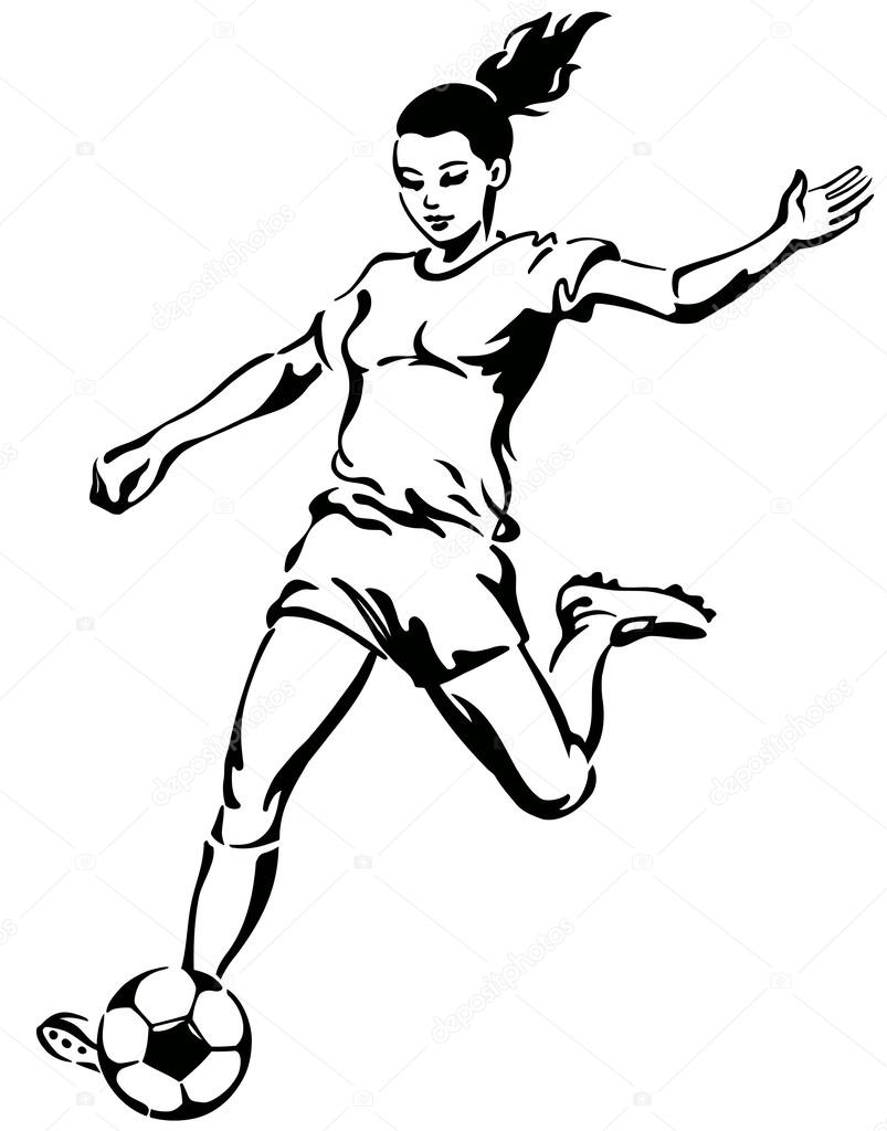 Soccer Football Female Player