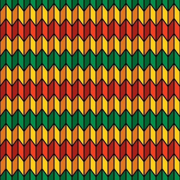 Background seamless pattern in rasta colors — Stock Vector