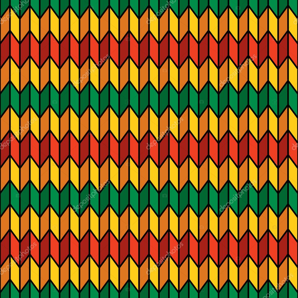 Background seamless pattern in rasta colors vector