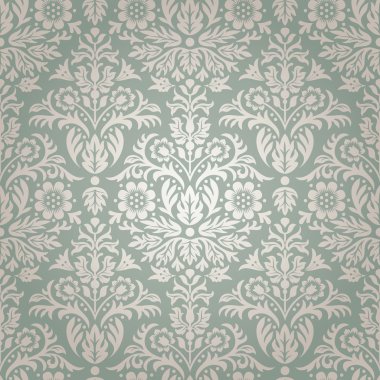 damast naadloze floral patroon achtergrond