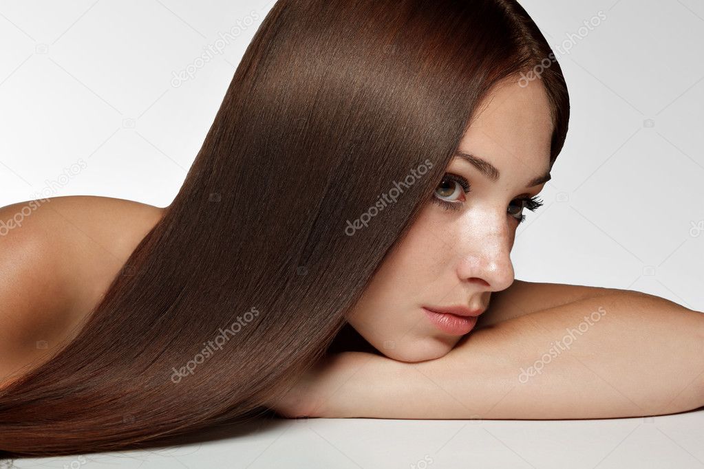 Woman with Long Hair. High quality image.