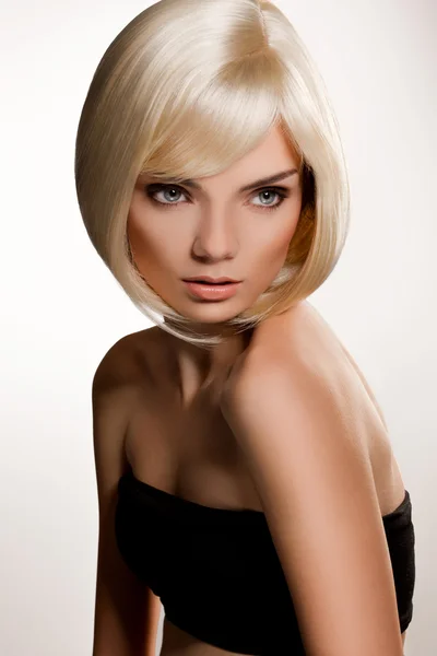 Blond vlasy. vysoce kvalitní obraz. — Stock fotografie