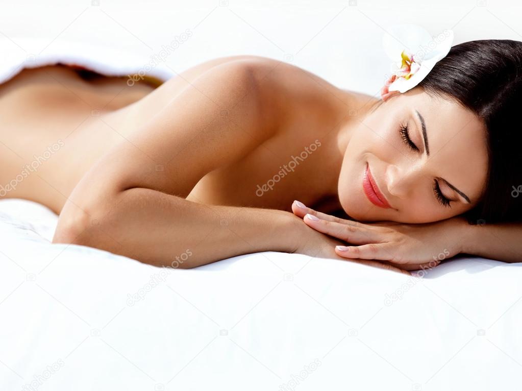 Lovely women relaxing sensual massage