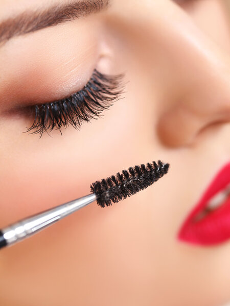 Woman eye with beautiful makeup