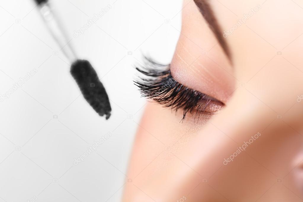 Woman eye with beautiful makeup