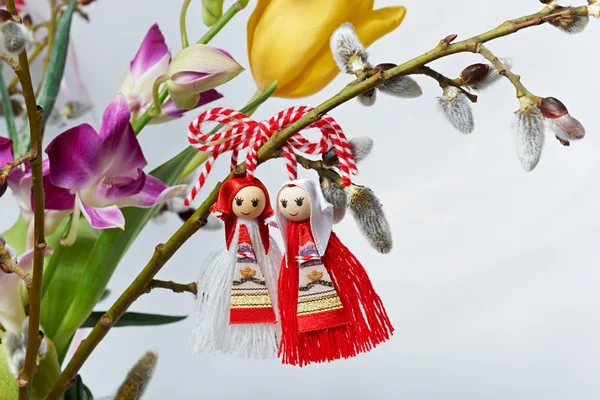 Bulgarian Martenitsa spring sign — Stock Photo, Image