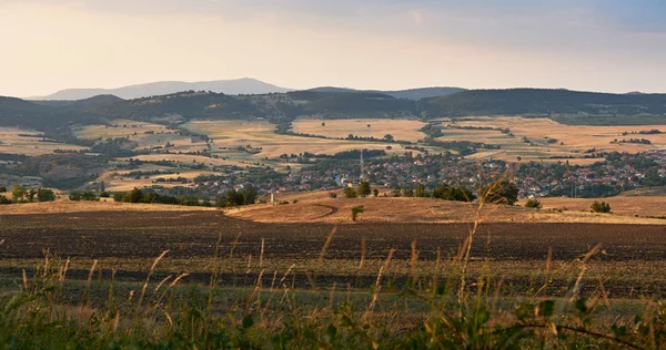 Bulgaria landscape at sunset — Stock Photo, Image