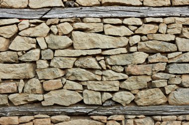 Flint ve taş duvar