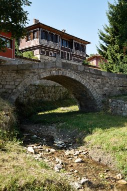 Stone bridge in Koprivshtitsa clipart