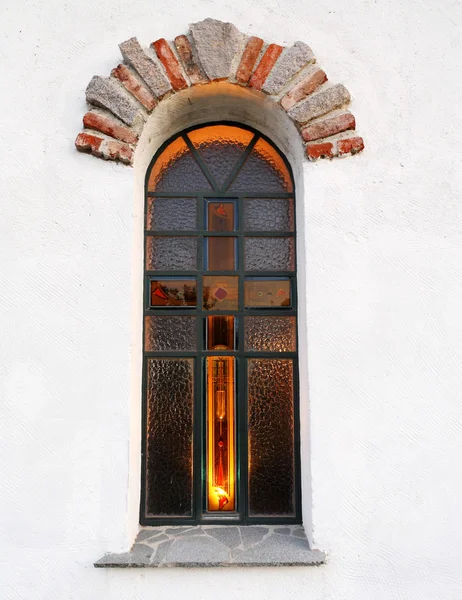 Varvara church window — Stock Photo, Image