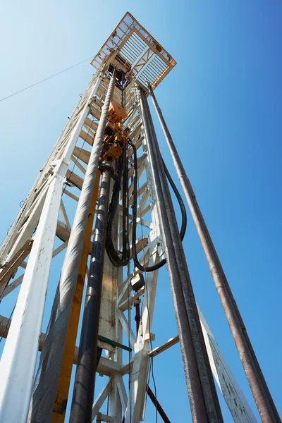 Big petrol drilling machine top — Stock Photo, Image