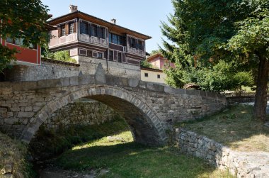 Stone bridge in Koprivshtitsa clipart