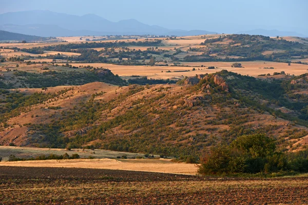 Bulgaria landscape at sunset — Stock Photo, Image