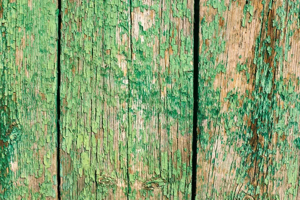 Fond de peinture vert fissuré — Photo