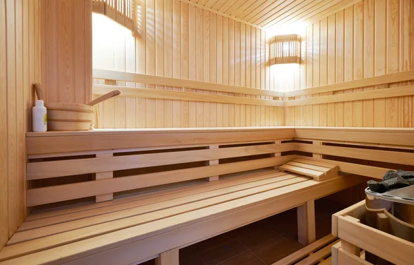 Sauna-Klassiker aus Holz — Stockfoto