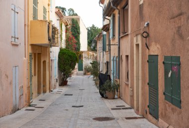 sokakta saint tropez, provence, Fransa