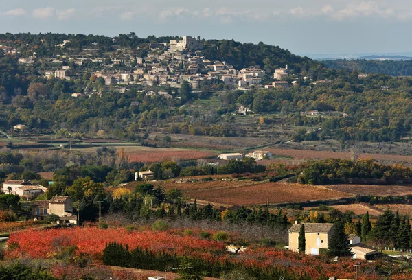 Lacoste village in France — Stockfoto