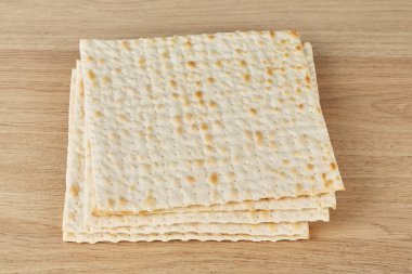 Yahudi bayramı için Yahudi matzası.