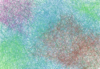 renkli çizilmiş vintage