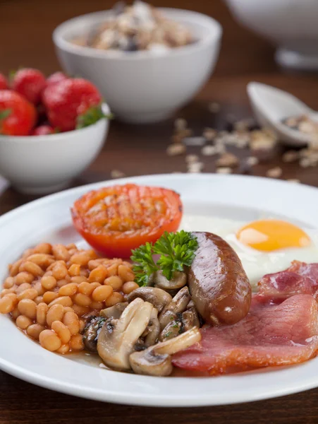 Повний англійський сніданок — стокове фото