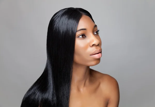 Black beauty with long straight hair Stock Photo by ©tommyandone 43961839 Black beauty with long straight hair Stock Photo by ©tommyandone 43961839