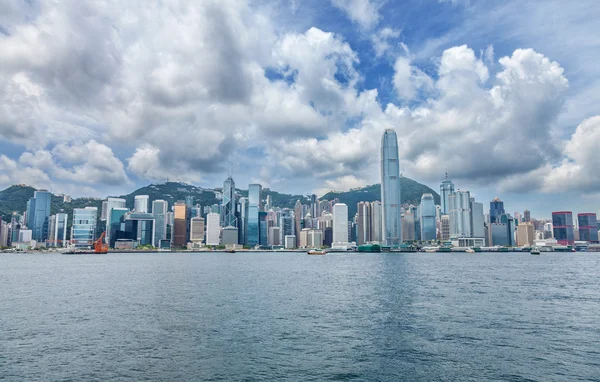 Famoso horizonte de Hong Kong — Foto de Stock