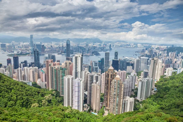 Vista aérea de Honk Kong — Foto de Stock