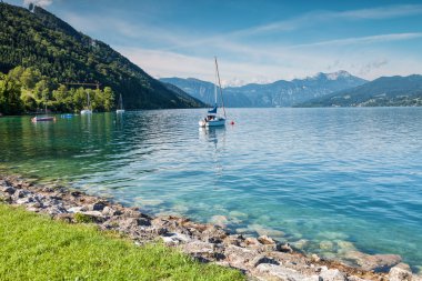 Avusturya Attersee Gölü 