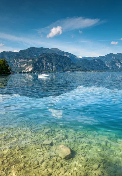 Lago Attersee na Áustria — Fotografia de Stock