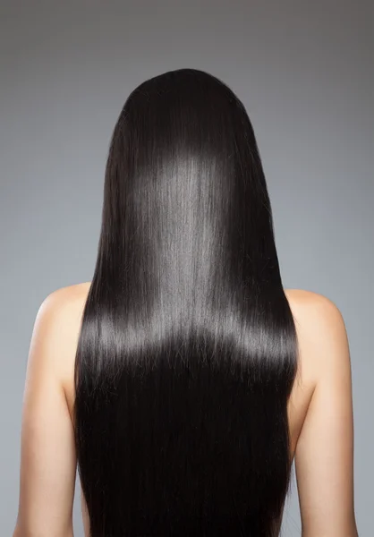 Long straight hair — Stock Photo, Image