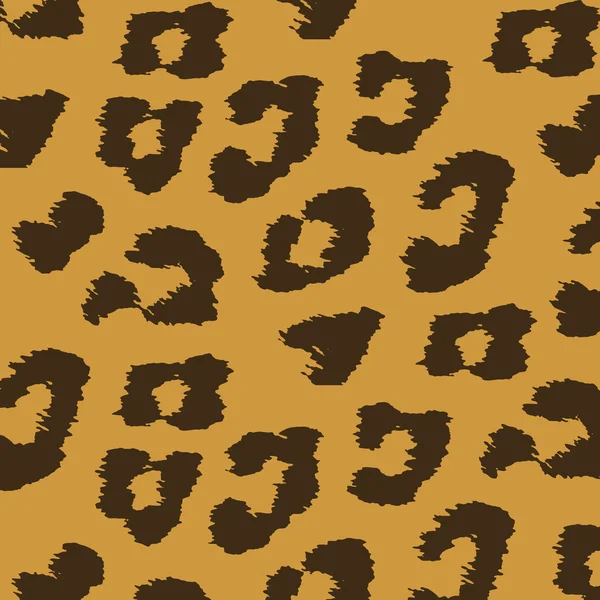 Animal skin textures of leopard. Vector illustration wild pattern, eps 10 — Stock Vector