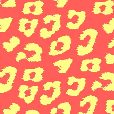 renkli hayvan deri dokuları leopar. vektör çizimi vahşi desen, eps 10