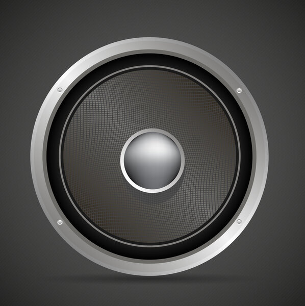 Sound loud Audio speaker vector illustration